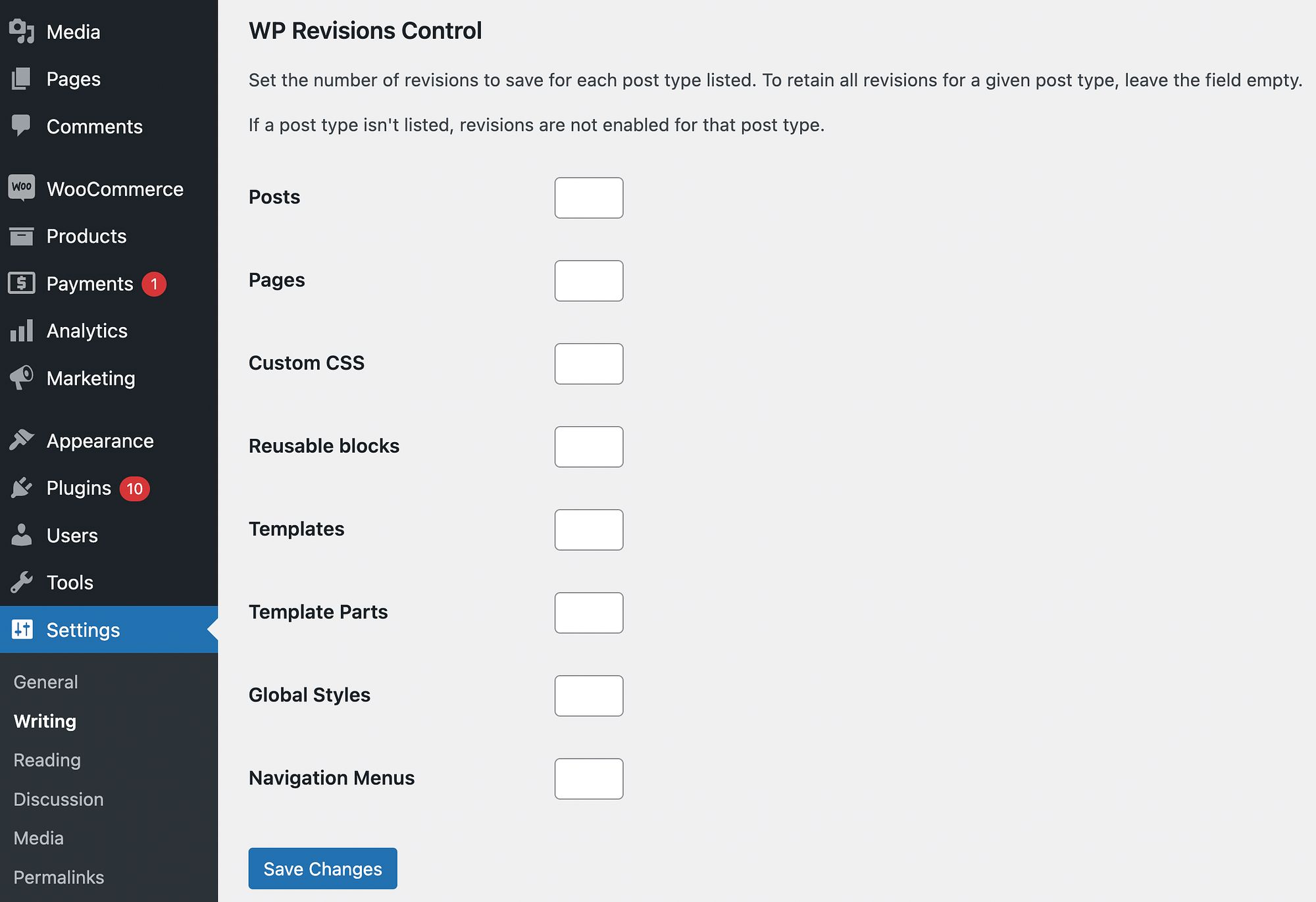 Cómo administrar su historial de revisión de WordPress: configuración de control de revisiones de WP