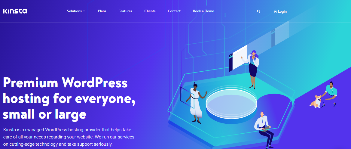 kinsta- Servicios de alojamiento de WordPress para empresas