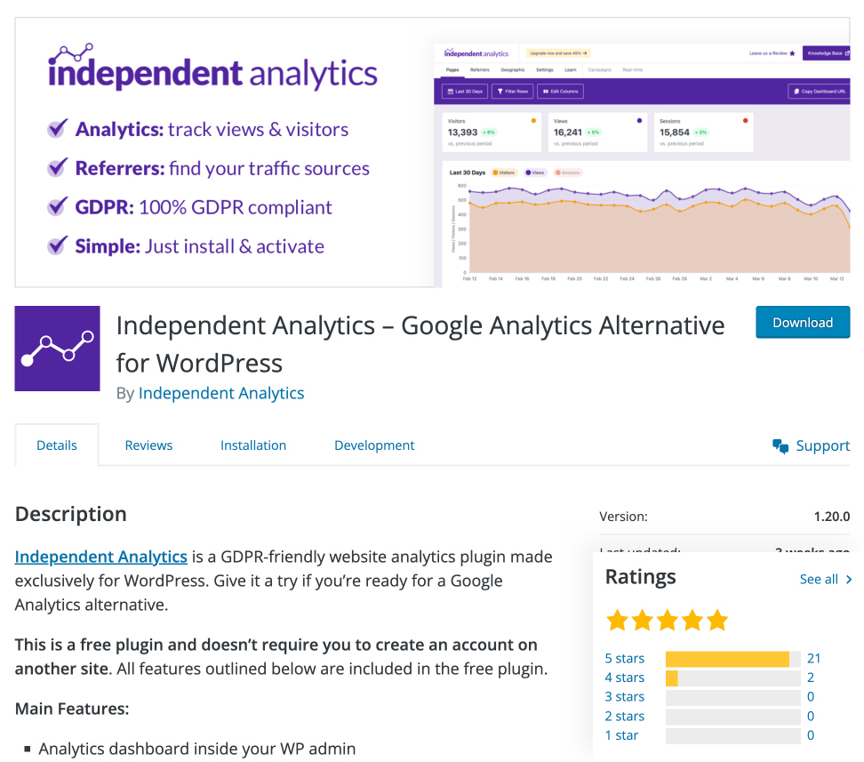 Plugin d'analyse indépendant