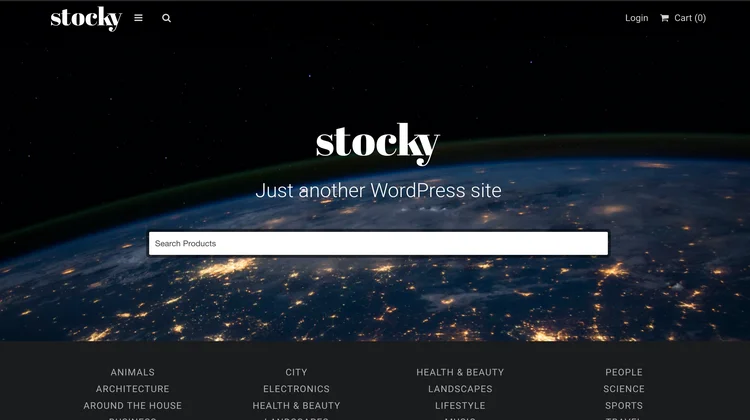 Stocky - أداة تعريف إنجليزية غير معروفة، ألبوم الصور، سوق، موضوع.