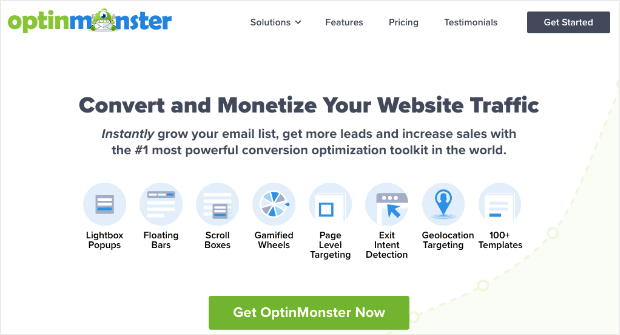 optinmonster новая домашняя страница