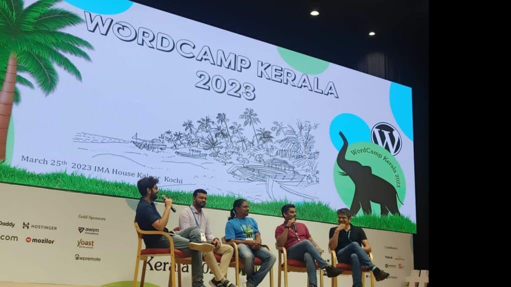 Akshat como palestrante do Wordcamp