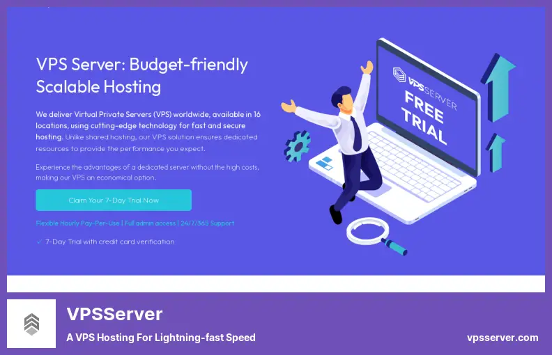 VPSServer - استضافة VPS لسرعة البرق