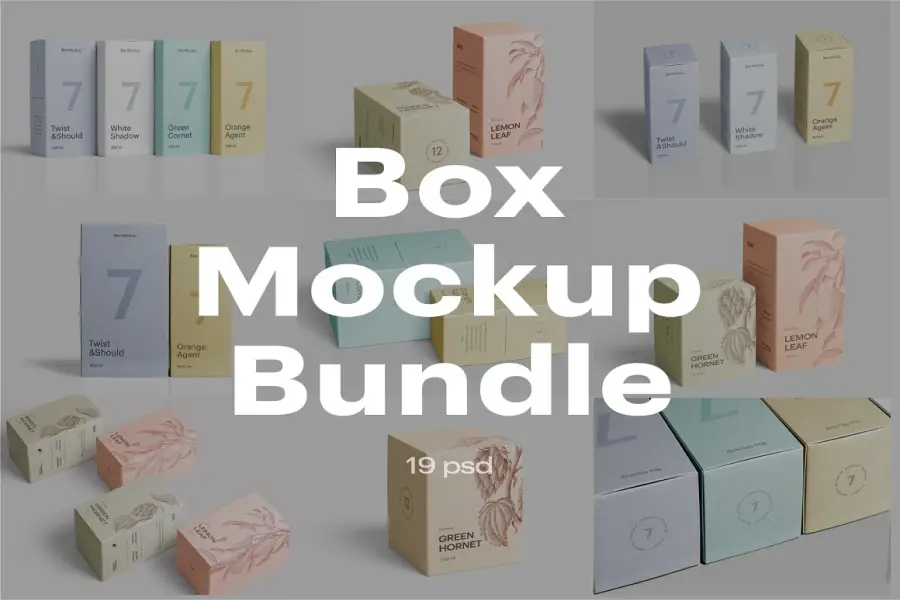 กล่อง Mockup Bundle -