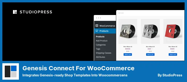 WooCommerce 플러그인용 Genesis Connect - Genesis 준비 상점 템플릿을 Woocommercens에 통합