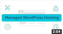 Uno screenshot del video di hosting WordPress gestito da Flywheel su YouTube