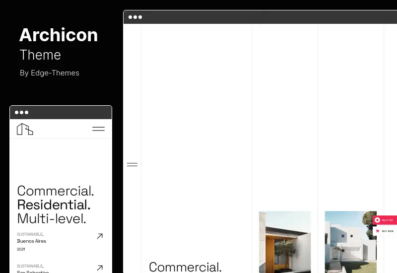 Archicon Theme - Tema de WordPress para arquitectura y construcción