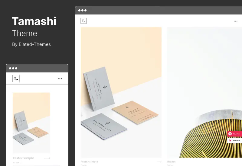 Motyw Tamashi - Portfolio Motyw WordPress