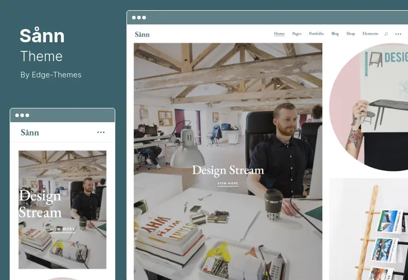 Sann Theme - ออกแบบผลงาน WordPress ธีม