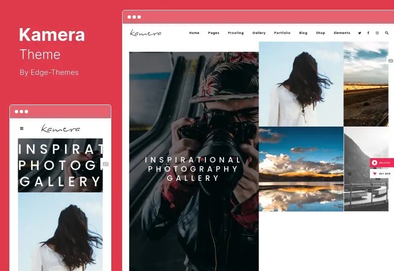 Motyw Kamera — motyw WordPress z wieloma koncepcjami fotografii