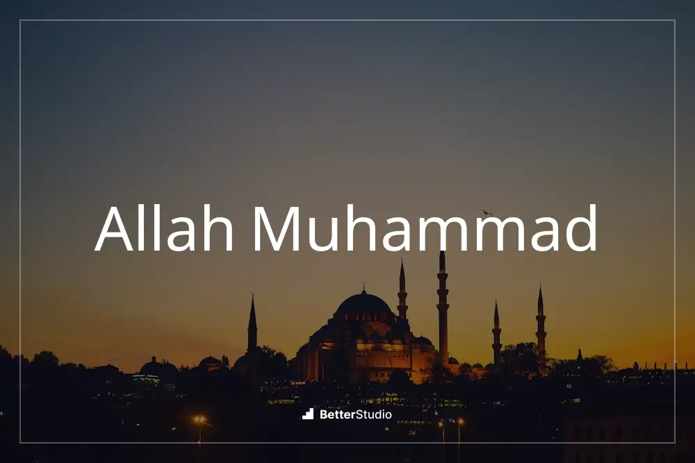 Allah Muhammad -