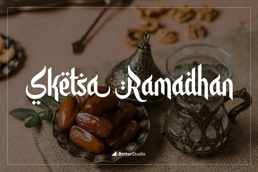 Sketsa Ramadan -