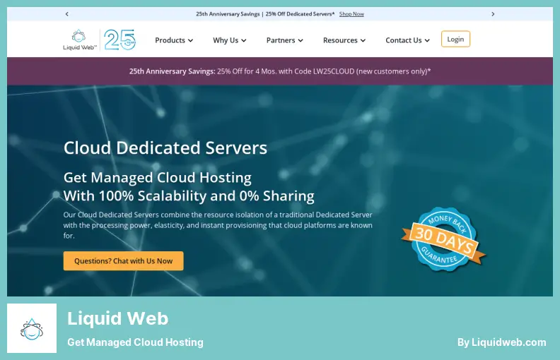 Liquid Web - Obtenez un hébergement cloud géré