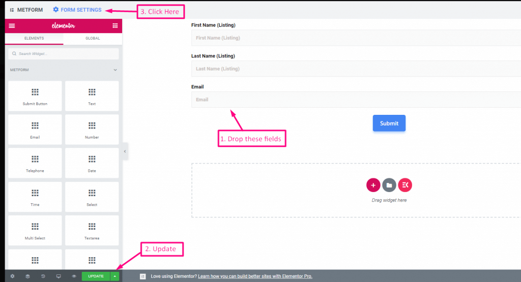 Tambahkan semua bidang ke formulir WordPress ActiveCampaign