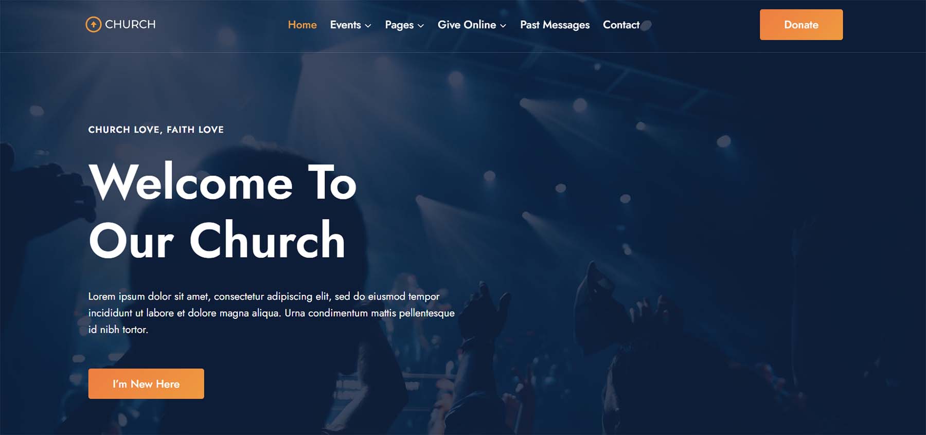 Gereja oleh Kadence, Tema Gereja WordPress