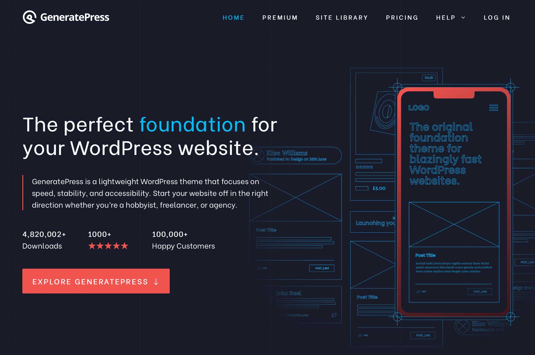 GeneratePress 最好的 WordPress 主題