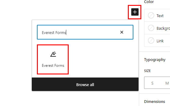 Everest Forms-Block