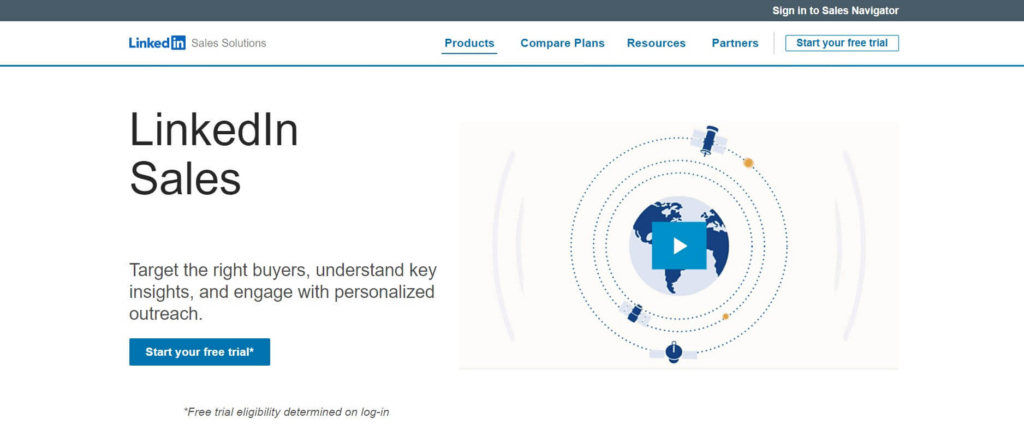 Navigateur des ventes LinkedIn