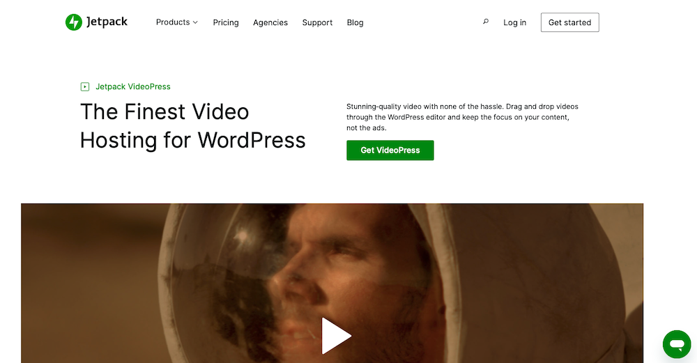 หน้าแรกของ Jetpack VIdeoPress