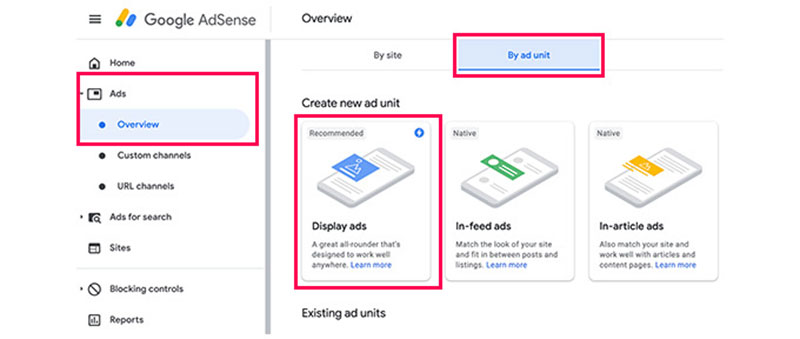 Crear anuncios personalizados para Google AdSense