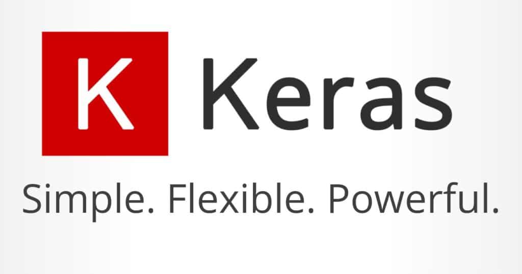 โลโก้ประกอบด้วยตัว "K" ภายในสี่เหลี่ยมสีแดง และมีคำว่า Simple, Flexible และ Powerful อยู่ด้านล่าง