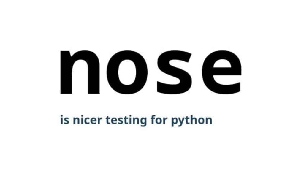 nariz com o logotipo da estrutura de teste com a frase “é um teste mais agradável para Python”.