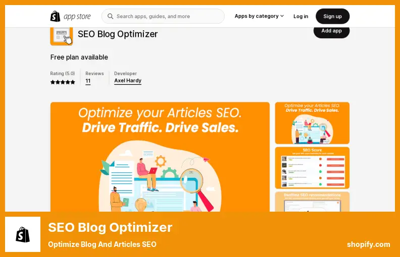 SEO Blog Optimizer - Ottimizza blog e articoli SEO