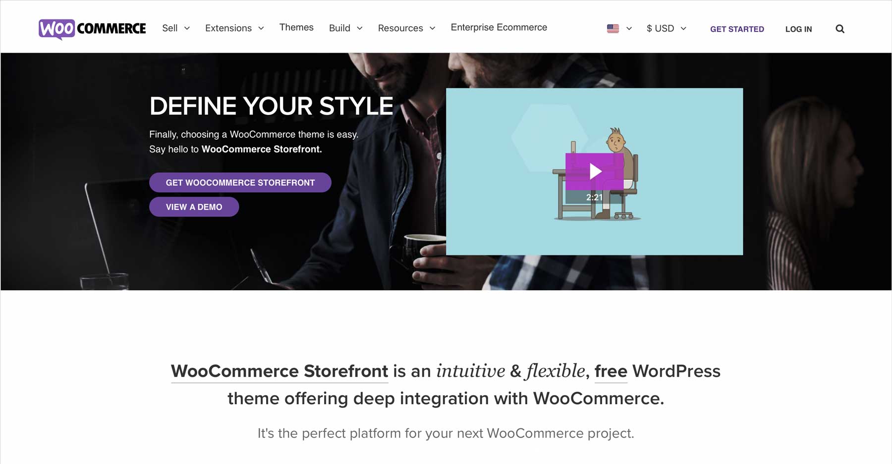 Тема WordPress для электронной коммерции Storefront