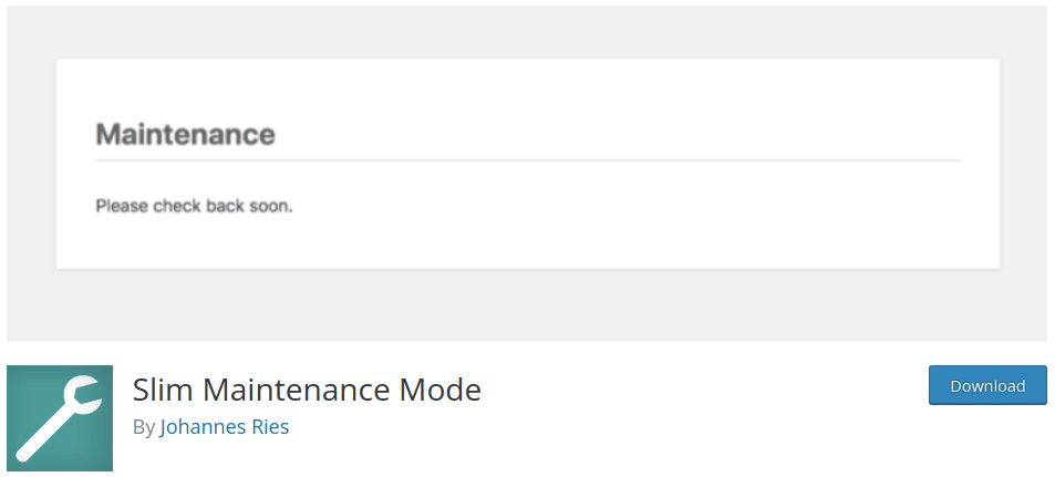 Mode Pemeliharaan Ramping