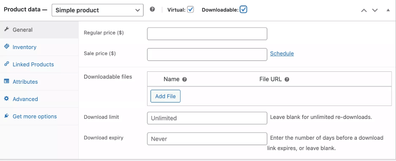 Produse virtuale și descărcabile