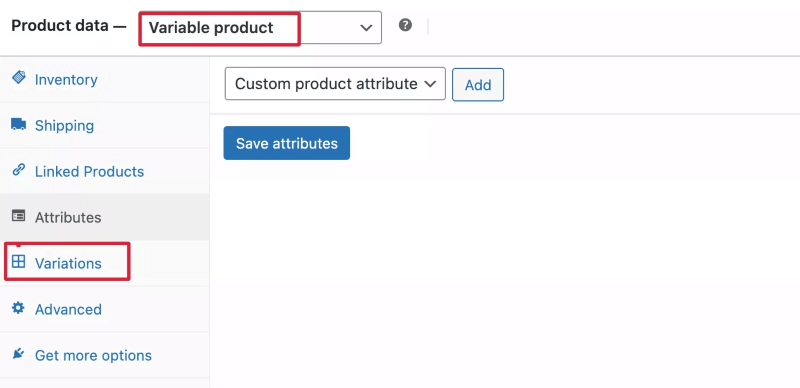 ajouter un produit variable woocommerce