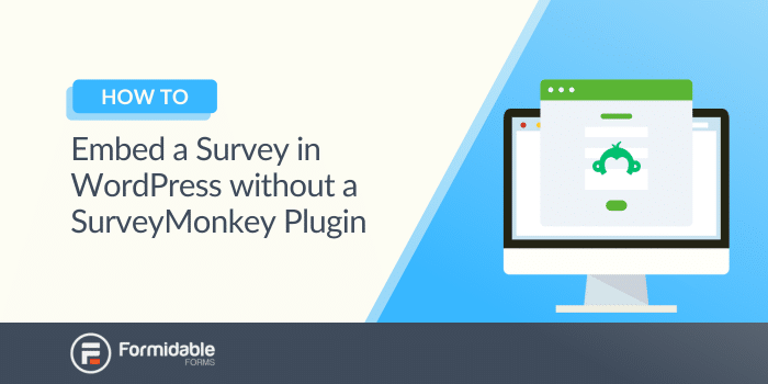 SurveyMonkey 플러그인 없이 WordPress에 SurveyMonkey 삽입