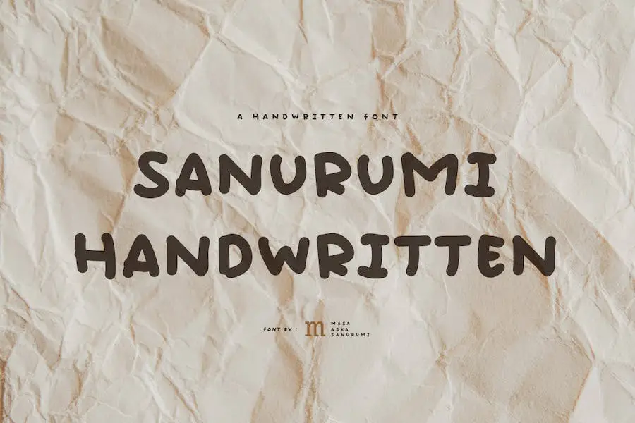 Sanurumi scritto a mano -