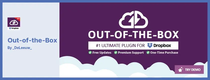 Plugin Out-of-the-Box - Plugin Dropbox untuk WordPress