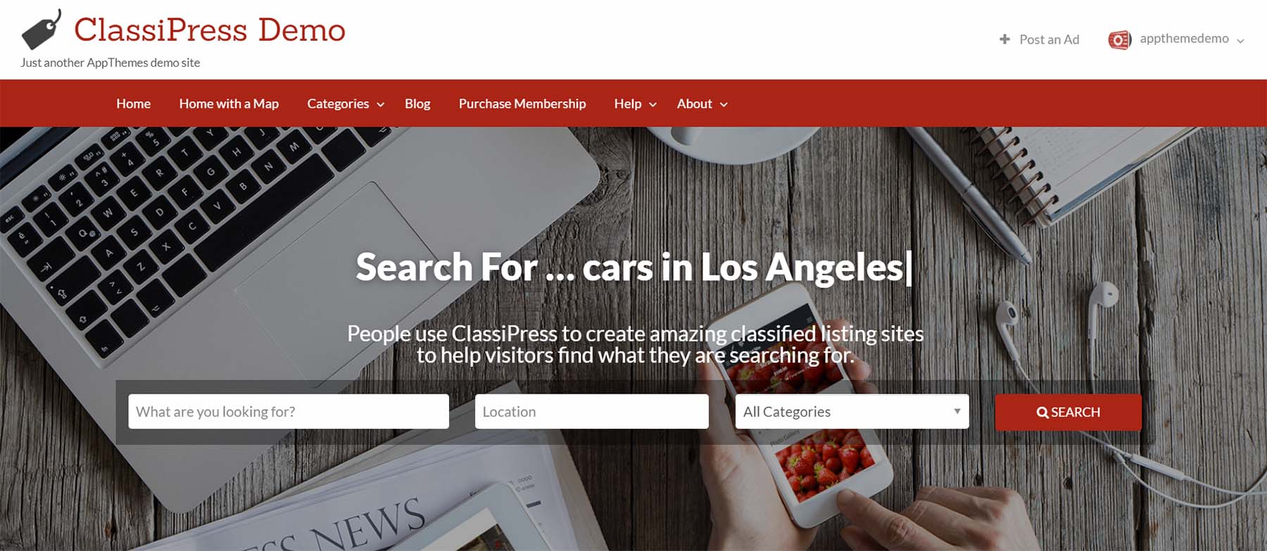 ClassiPress, tema Direktori WordPress