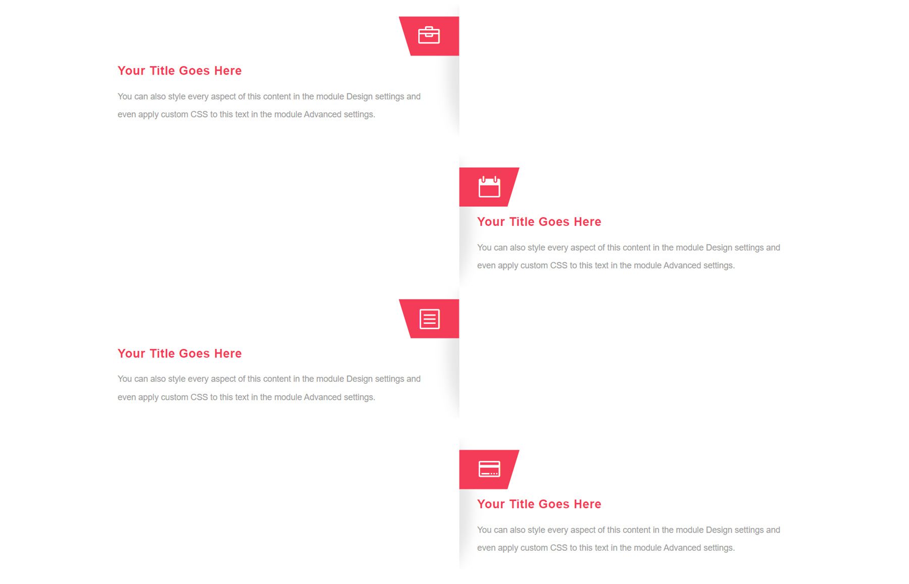 Divi Product Highlights Divi Timeline Layouts Pack Layout 81