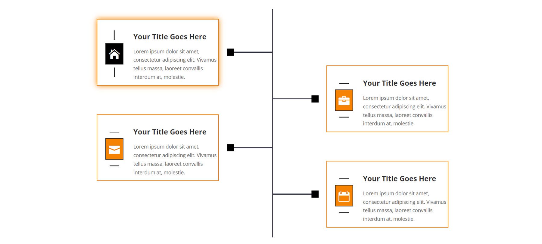 Divi Product Highlight Divi Timeline Layouts Układ pakietu 8