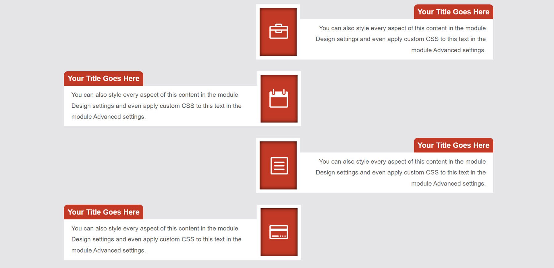 Divi Product Highlight Divi Timeline Layouts Układ pakietu 96