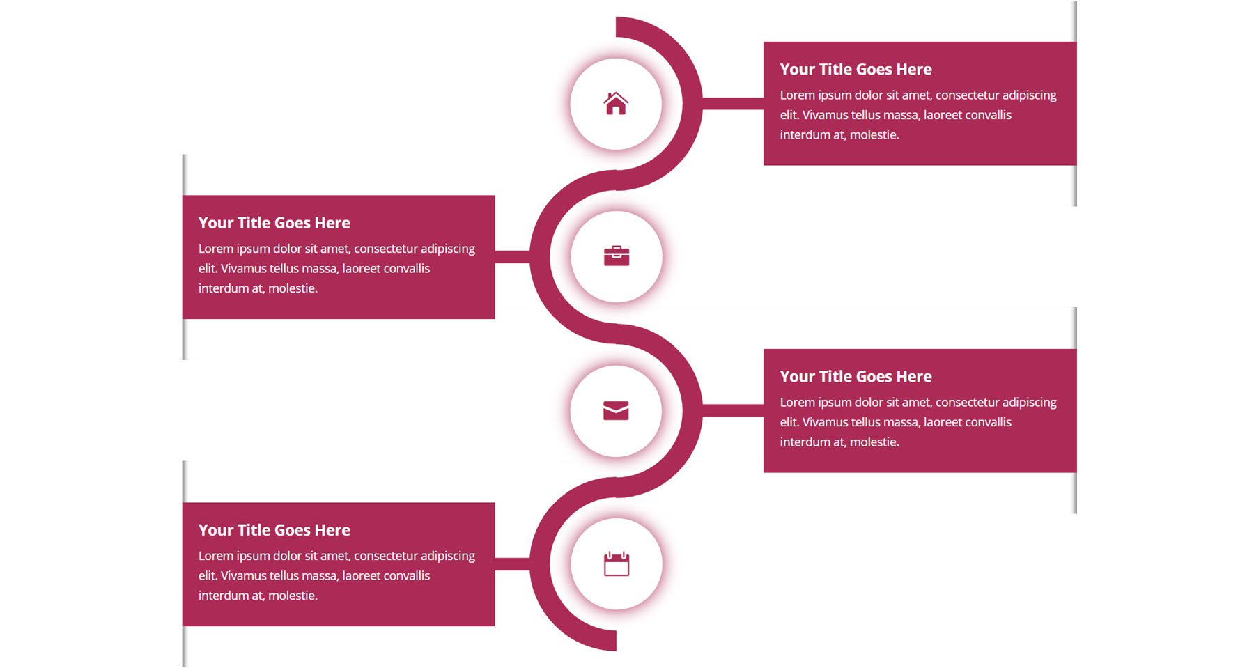 Présentation du produit Divi Divi Timeline Layouts Pack Layout 6