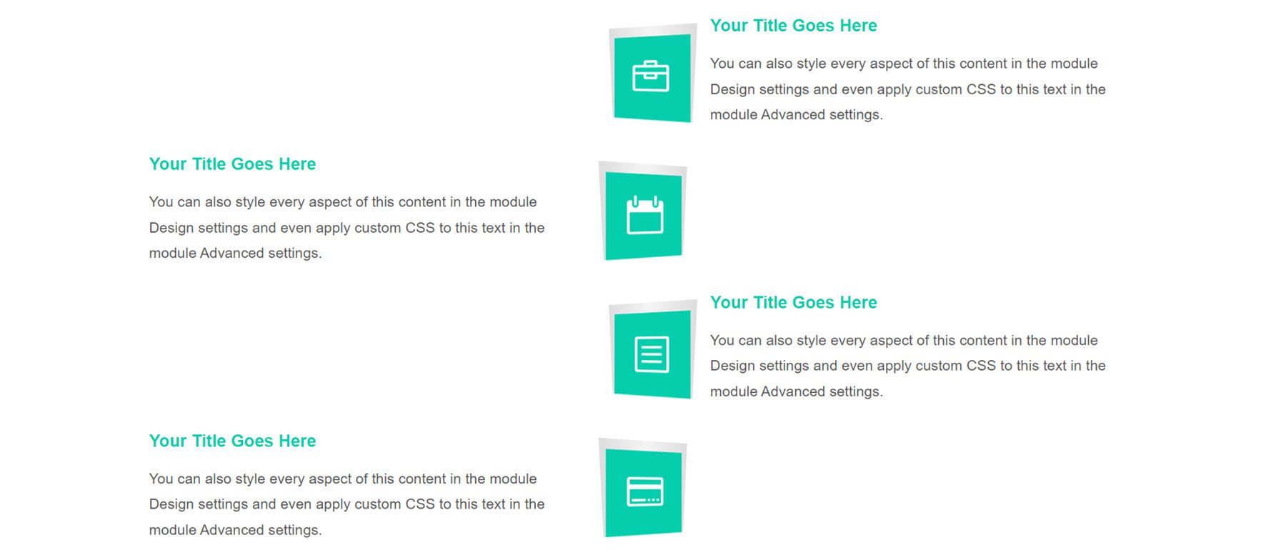 Divi Product Highlights Divi Timeline Layouts Pack Layout 90