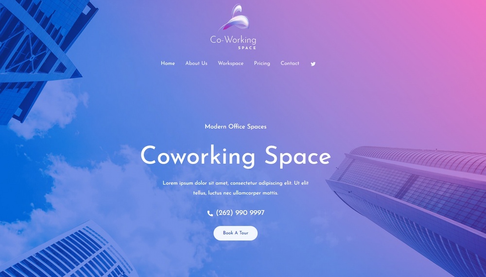 Modèle d'entreprise Astra pour l'espace de coworking