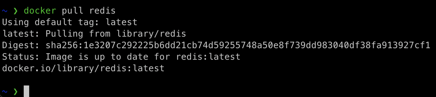 Redis görüntüsünü Docker Hub'dan çekin