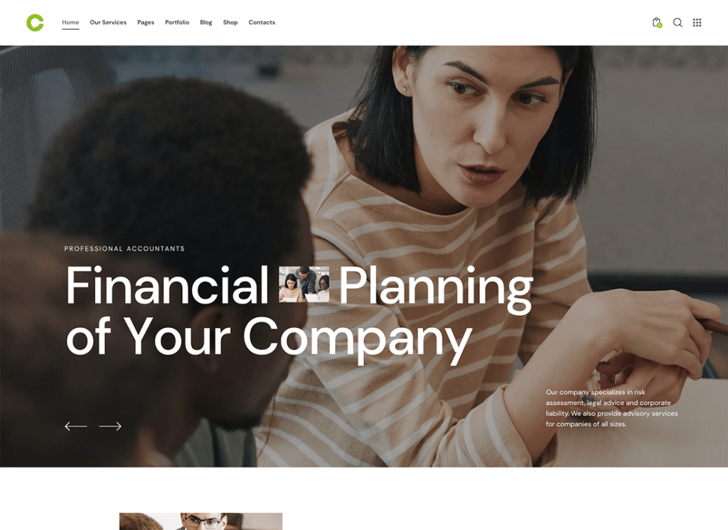 Consultant - Business Financial Advisor WordPress Theme