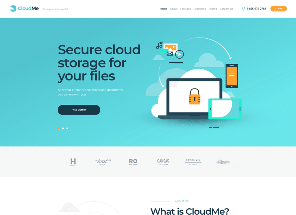 CloudMe - 云存储和文件共享服务 WordPress 主题