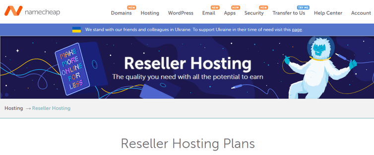 Namecheap Bayi Web Hosting