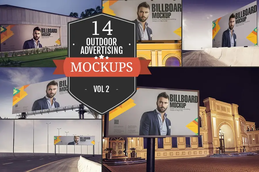 Außenwerbung Mockup Vol. 2 -