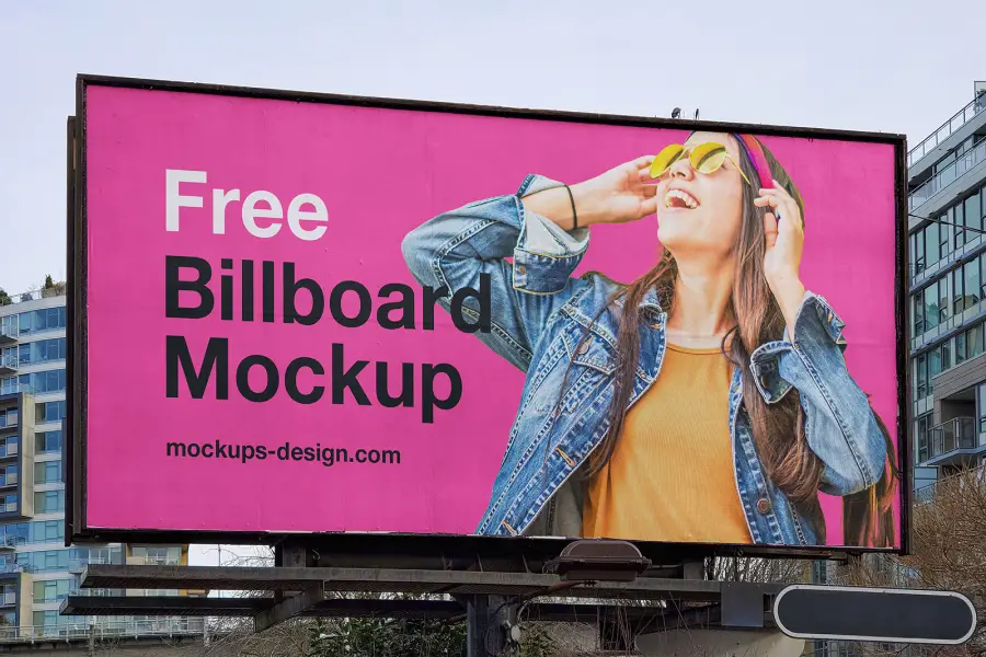 Maket billboard PSD -