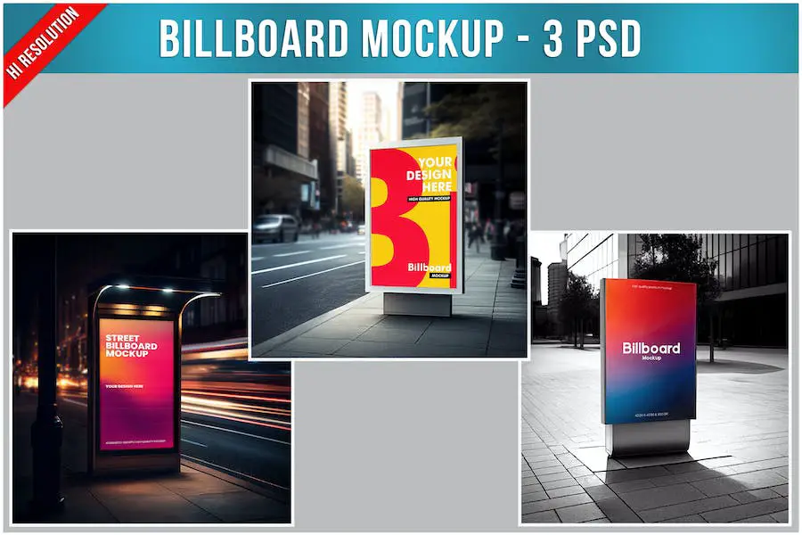 บิลบอร์ด Mockup -