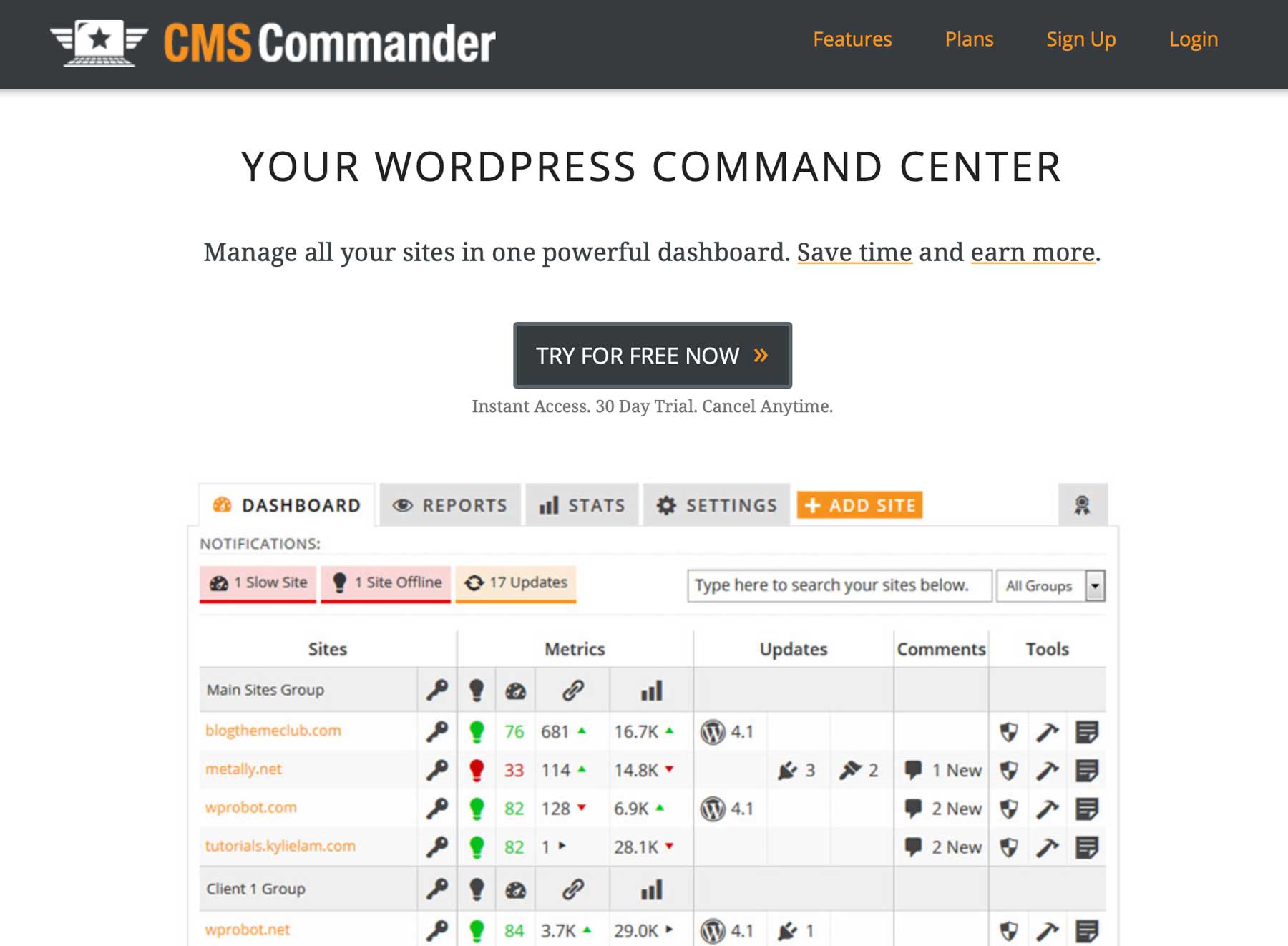 CMS Commander 站点管理工具