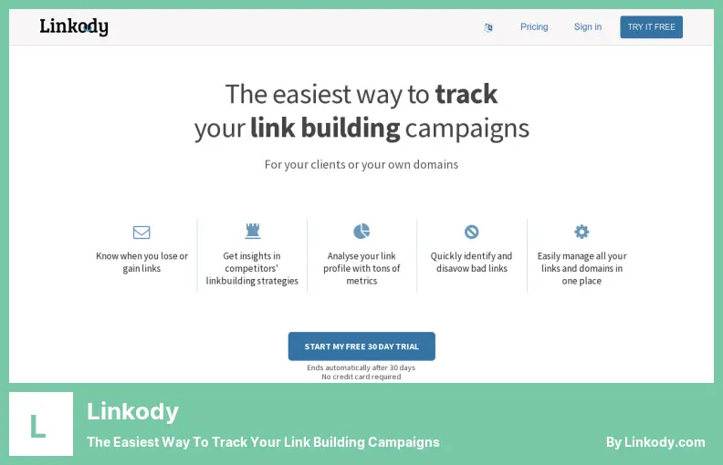 Linkody - A maneira mais fácil de rastrear suas campanhas de criação de links